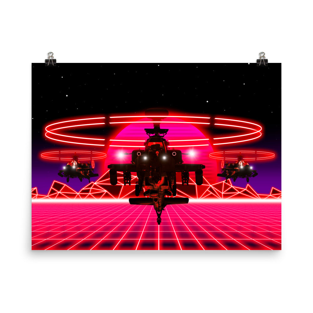 Apache - Synthwave Art Print