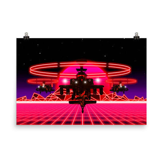 Apache - Synthwave Art Print